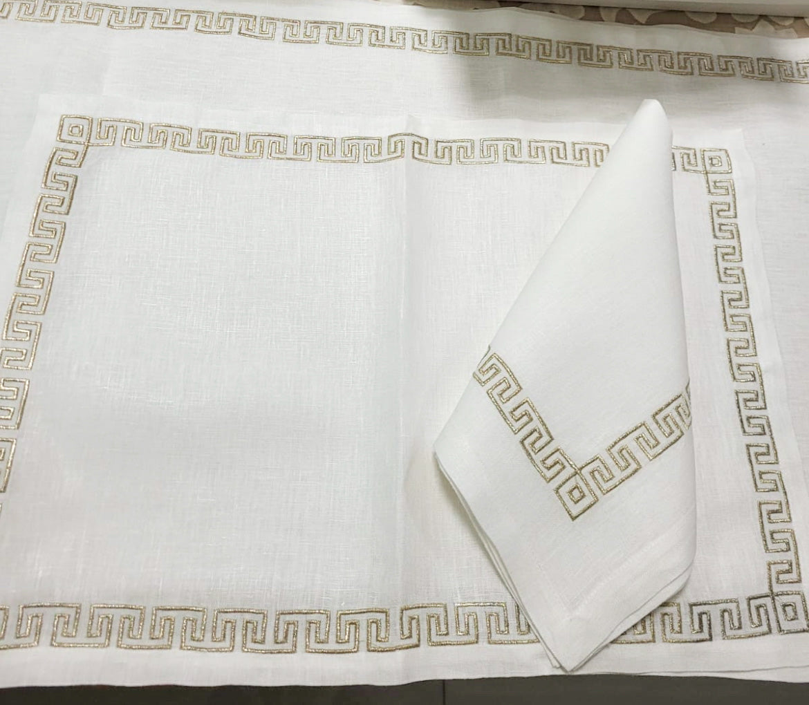 Royal Table Linen Ivory Set